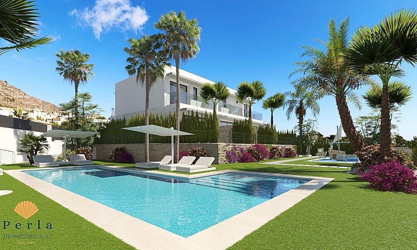 Fallegt raðhús í Finestrat  - Perla Investments