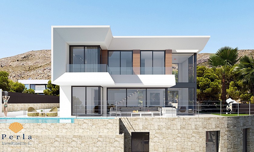 Einbýlishús með stórkostlegu útsýni yfir hafið og Benidorm - Perla Investments