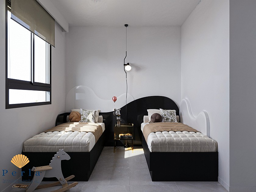 Einstök efri hæð í San Miguel með frábærum þaksvölum