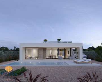 Fallegt nútímalegt einbýlishús í Alhama 